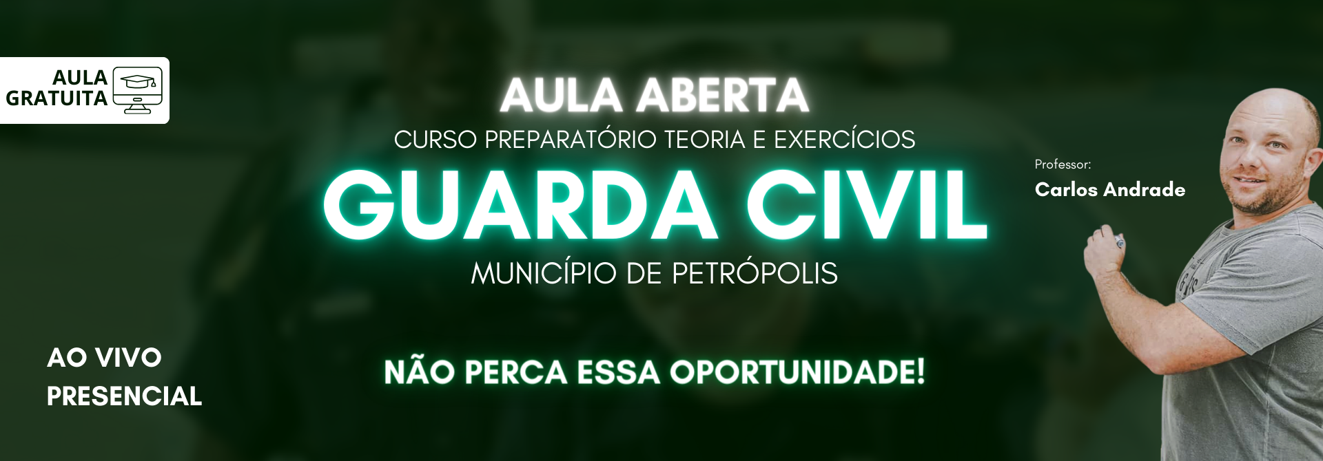 AULA ABERTA - GUARDA CIVIL MUNICIPAL - TEORIA ATRAVÉS DE EXERCÍCIOS - PETRÓPOLIS 2024